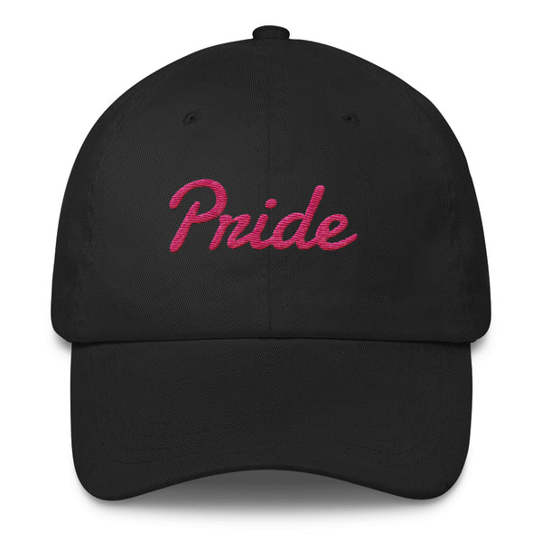 Pride Cap - Pink Text Classic
