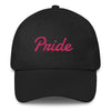 Pride Cap - Pink Text Classic