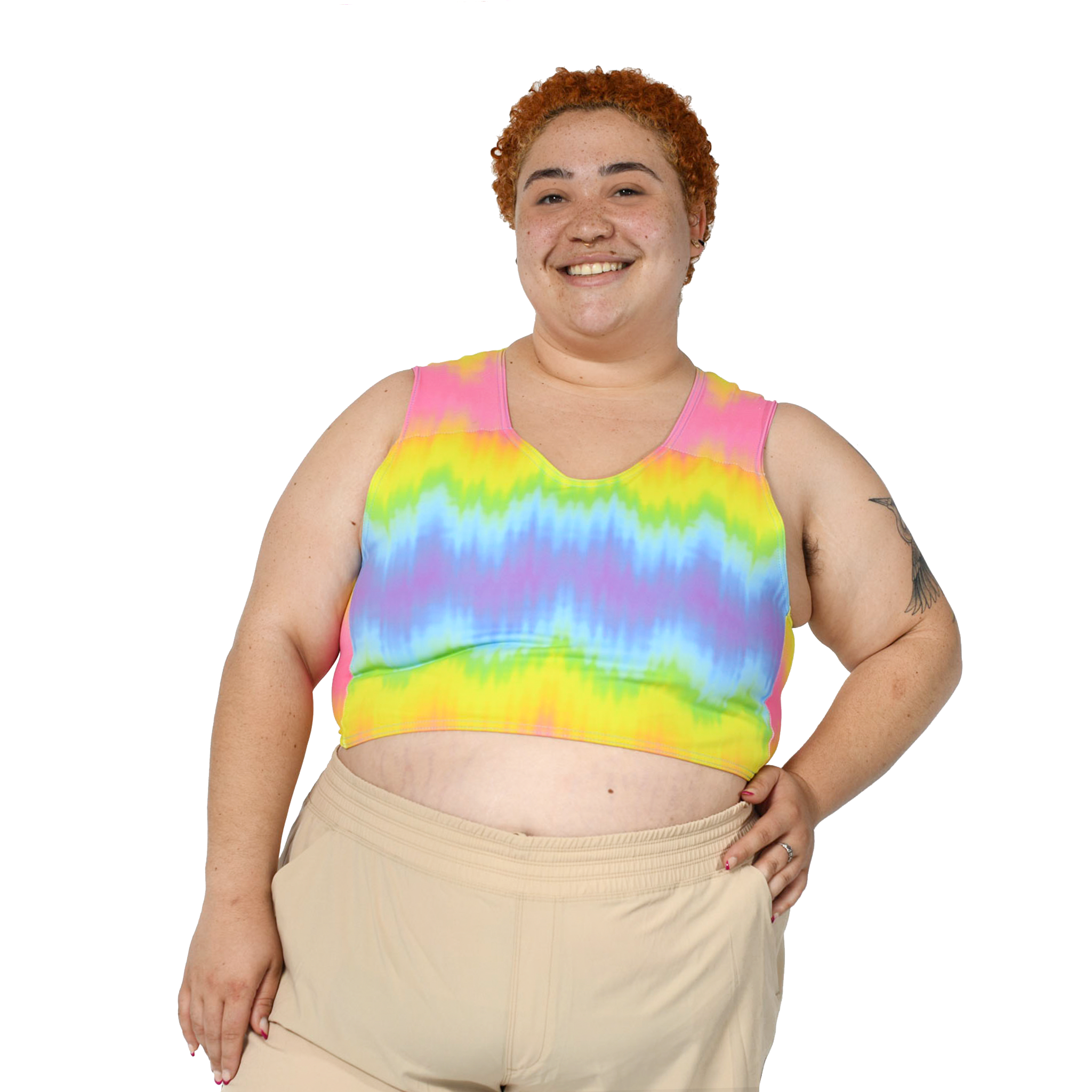 Rainbow Oversized Tie-Dye T-Shirt - Wholly Human – gc2b
